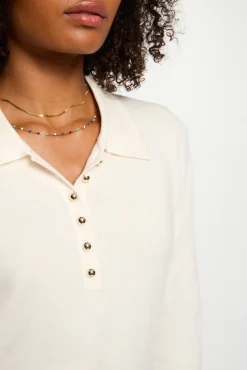 Camisola de gola polo
