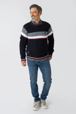 Camisola de gola redonda