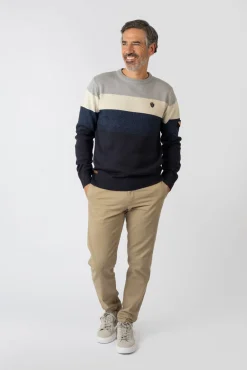 Camisola de gola redonda