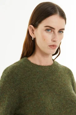 Camisola de gola redonda