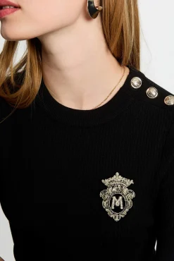 Camisola de gola redonda