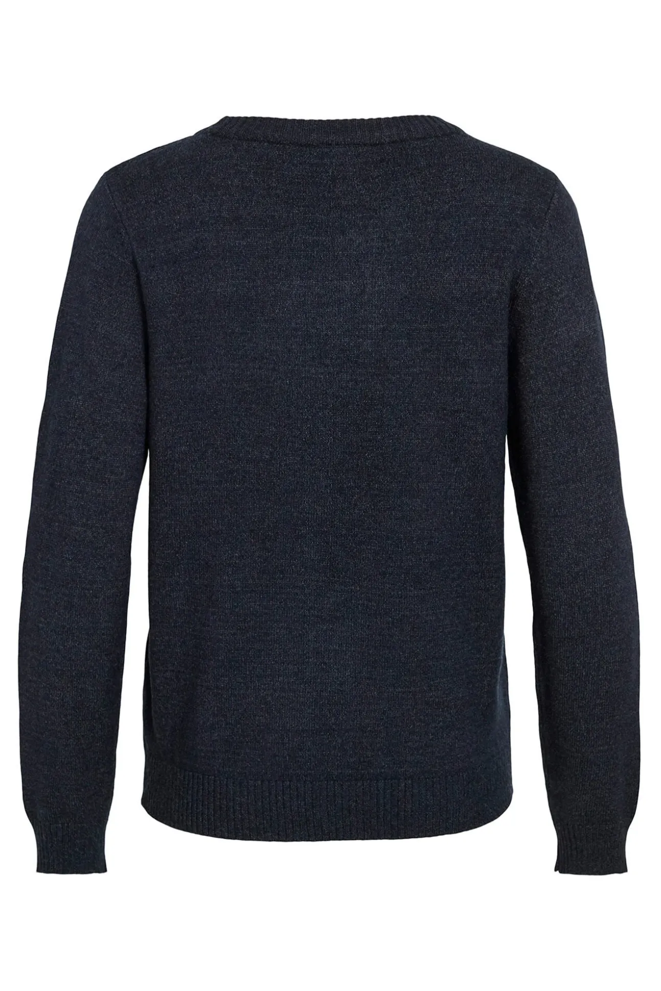 Camisola de gola redonda de viscose