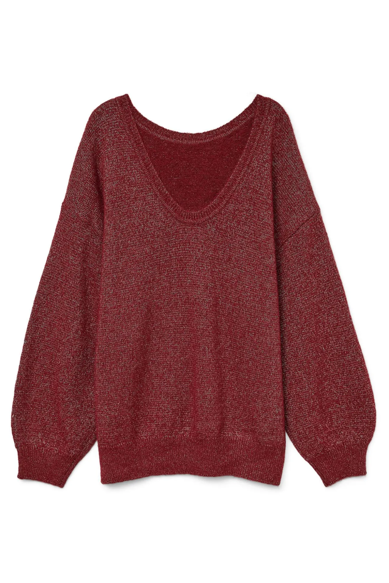 Camisola de gola redonda Curve