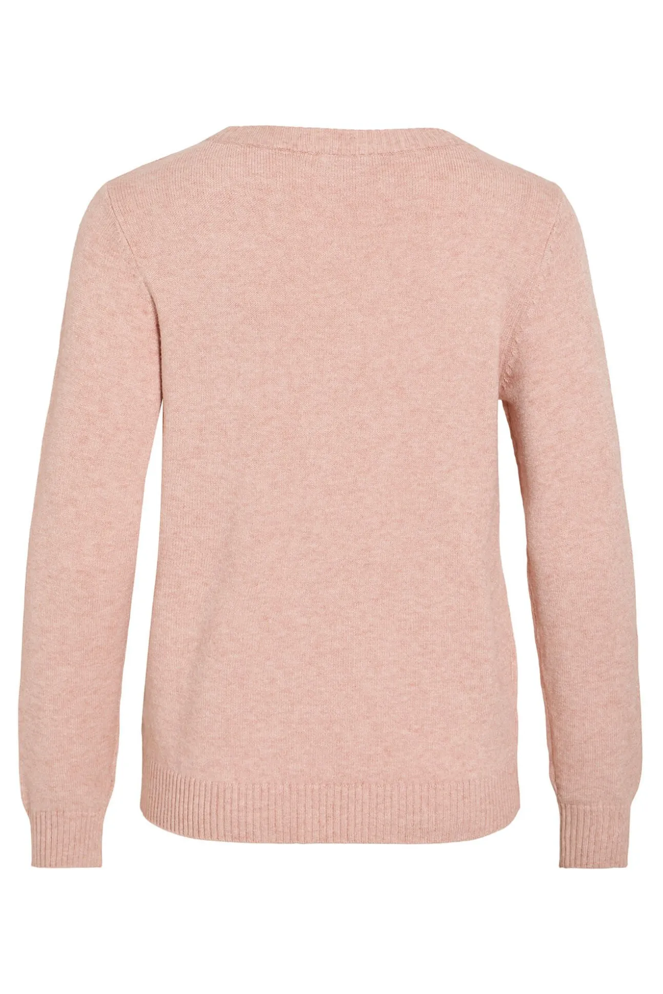 Camisola de gola redonda de viscose