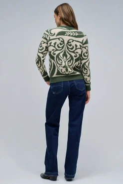 Camisola de lã com jacquard
