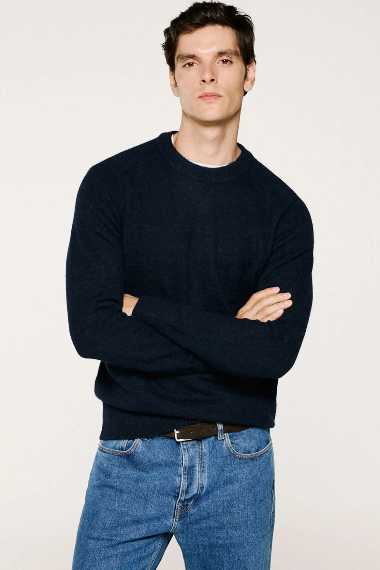 Camisola de lã e alpaca