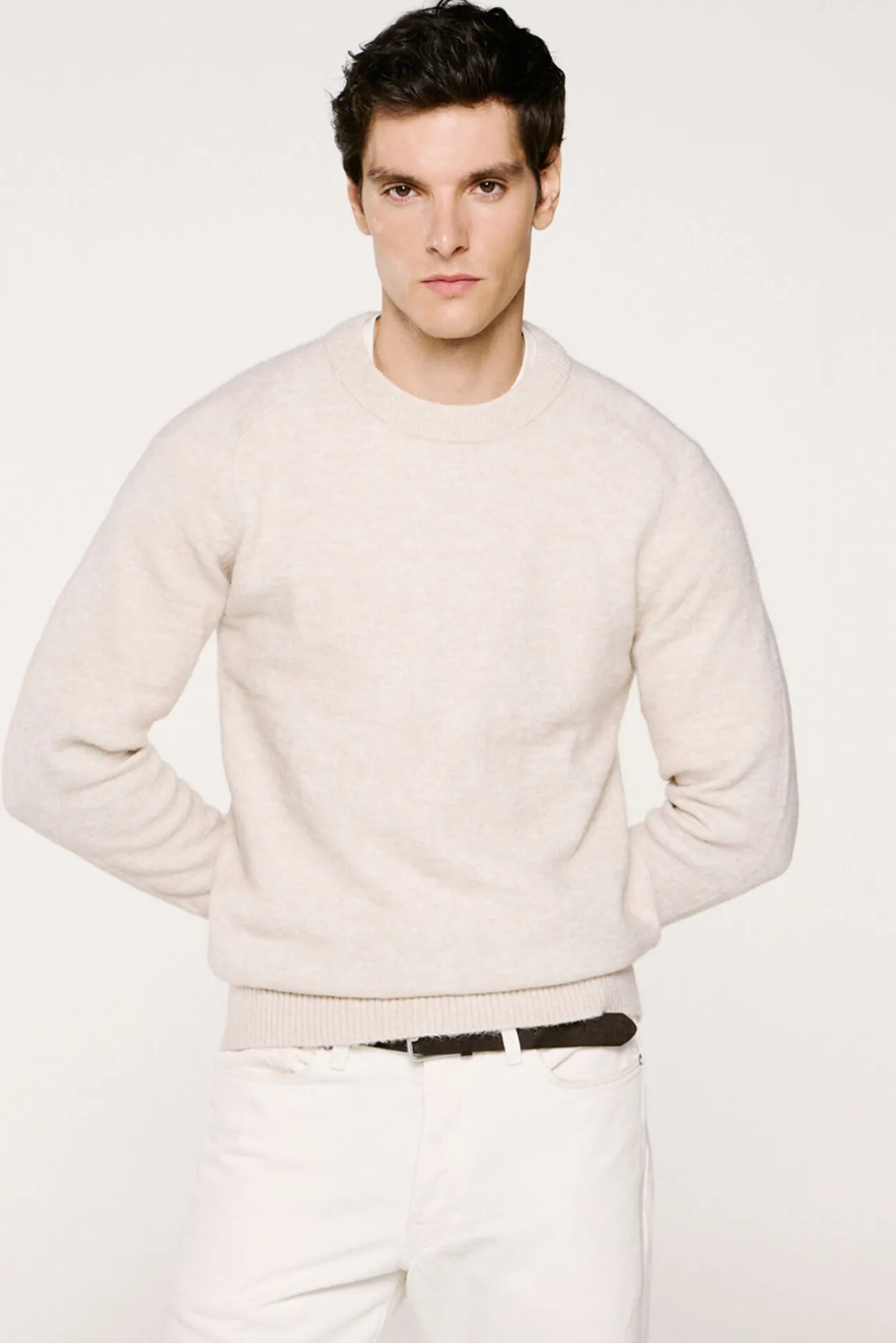 Camisola de lã e alpaca