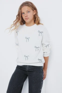 Camisola de laço para menina