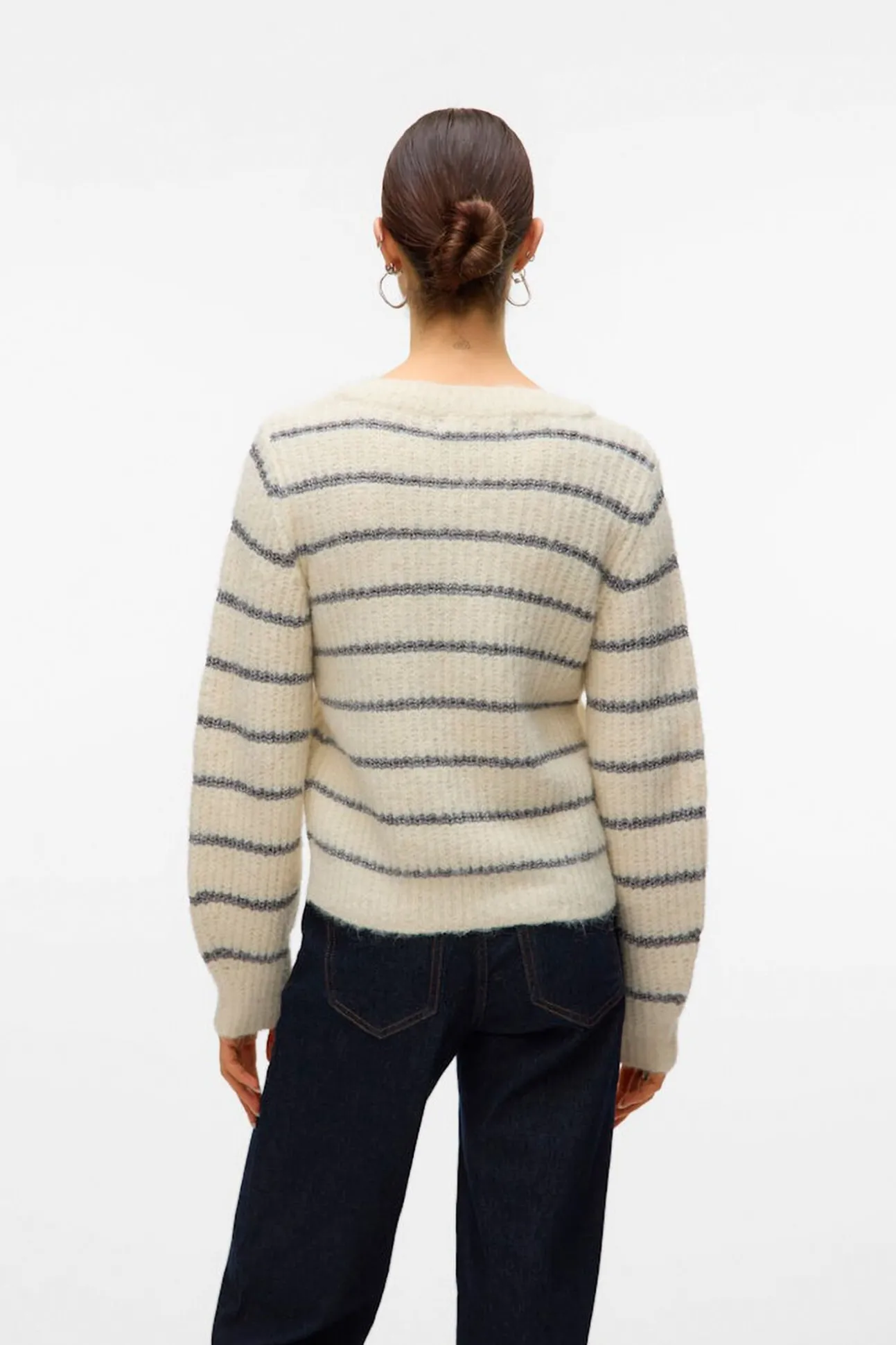 Camisola de malha com detalhes em lurex