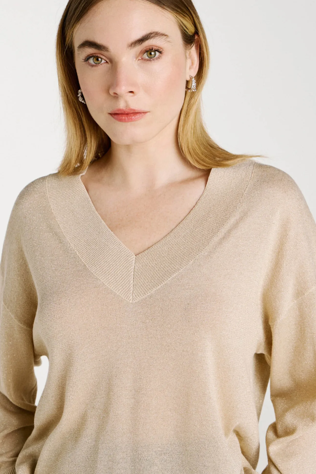 Camisola de malha com glitter