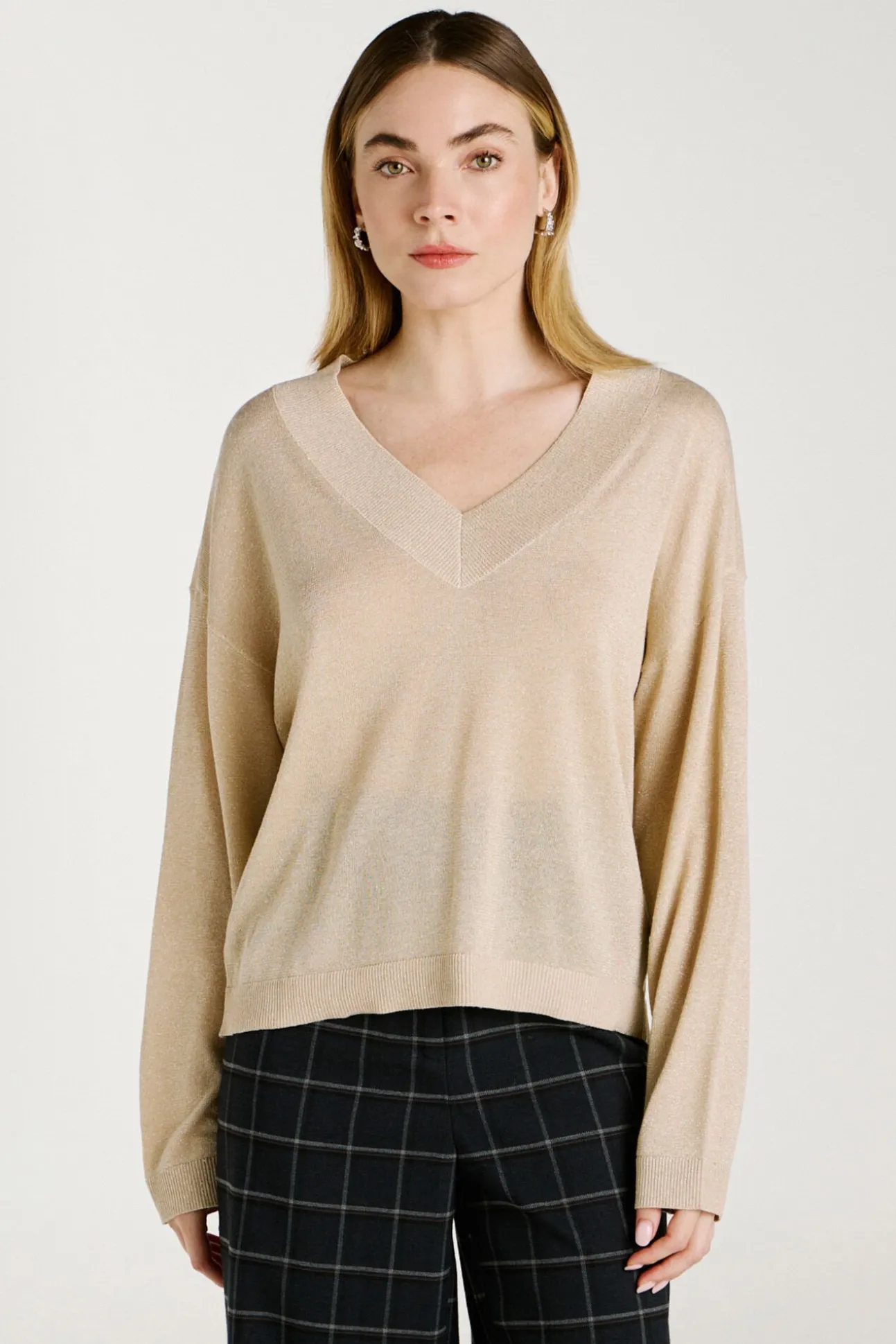 Camisola de malha com glitter