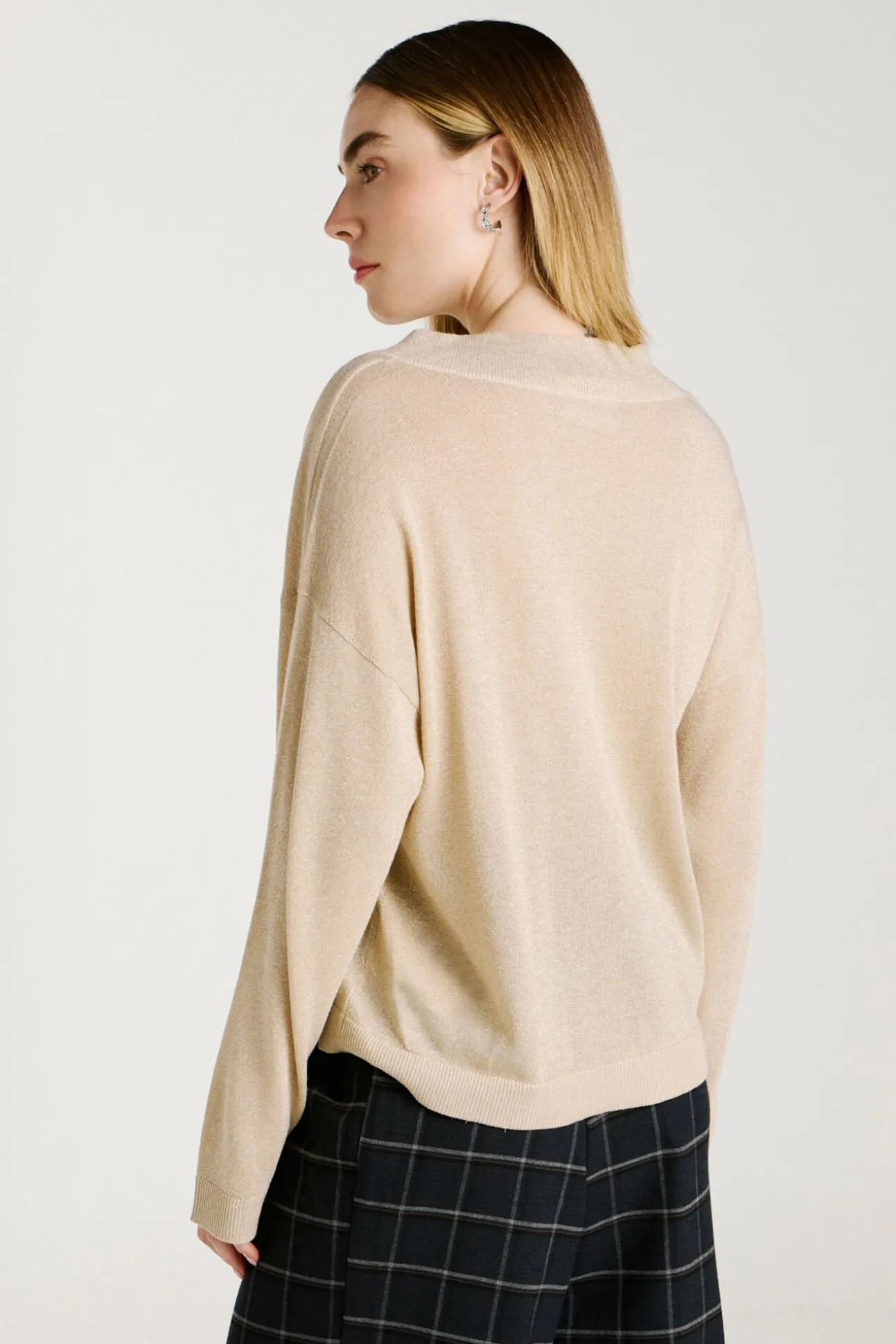 Camisola de malha com glitter