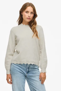 Camisola de malha com gola Perkins