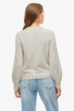 Camisola de malha com gola Perkins