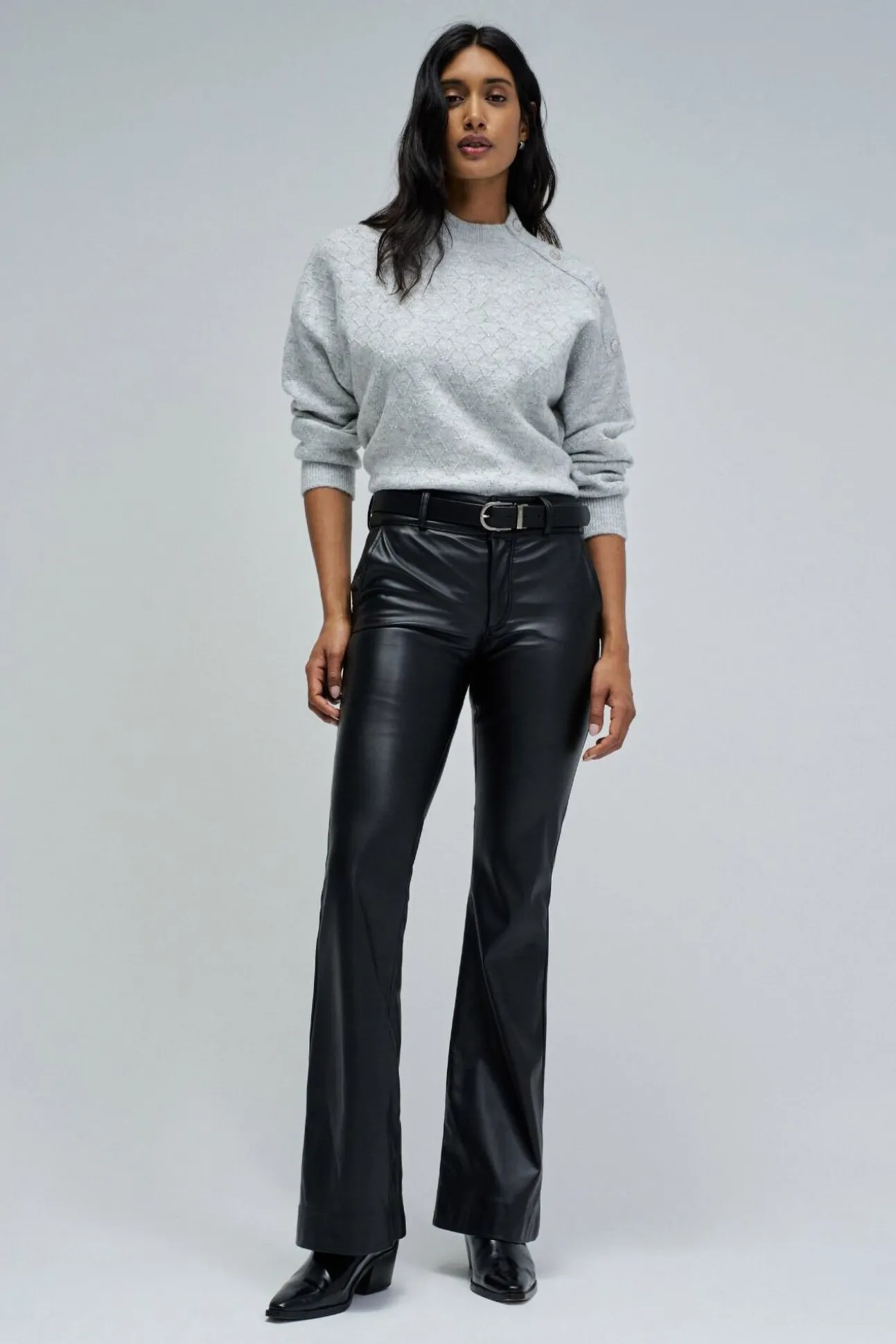 Camisola de malha com lurex