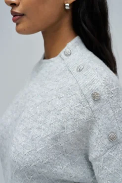 Camisola de malha com lurex