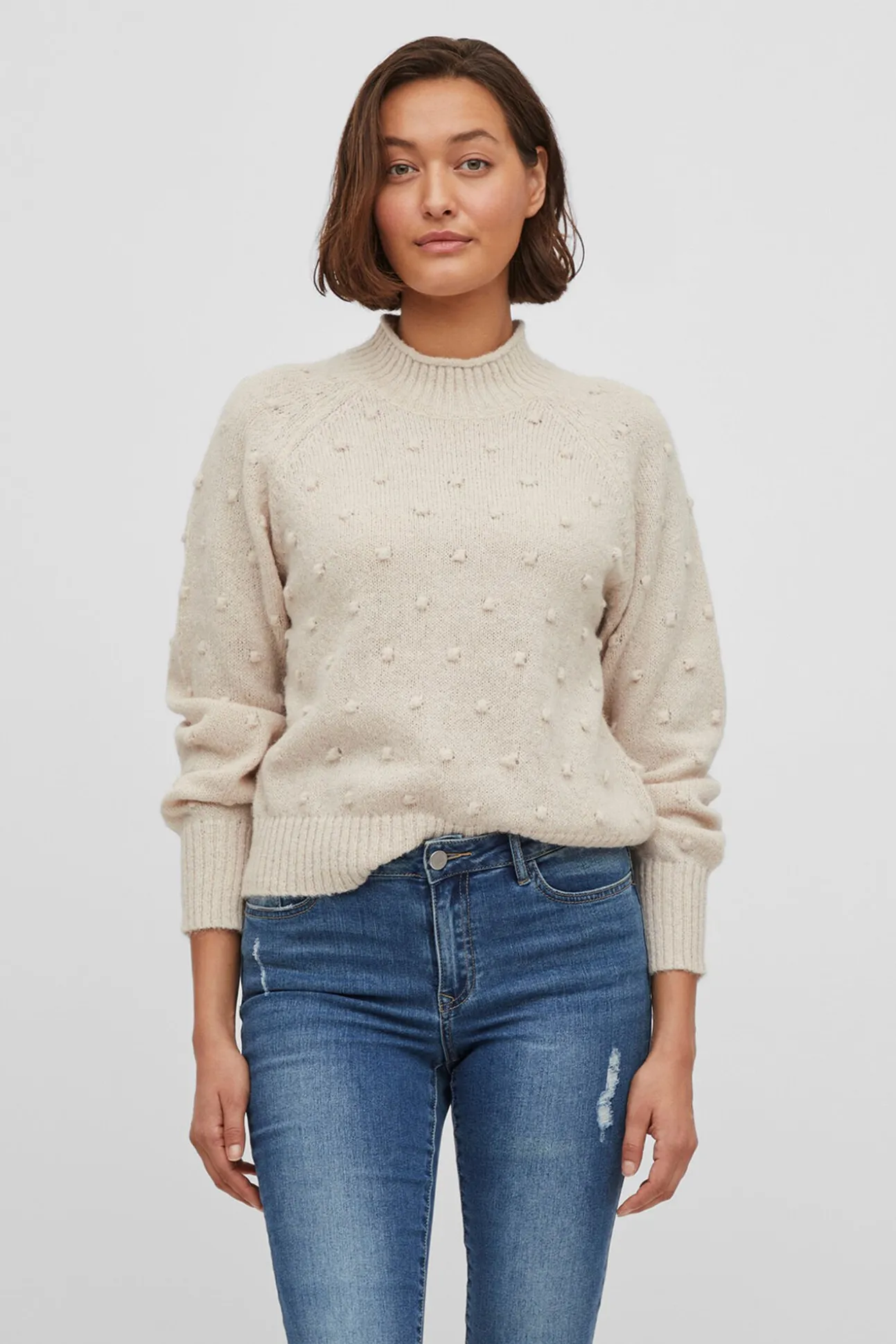 Camisola de malha com malha