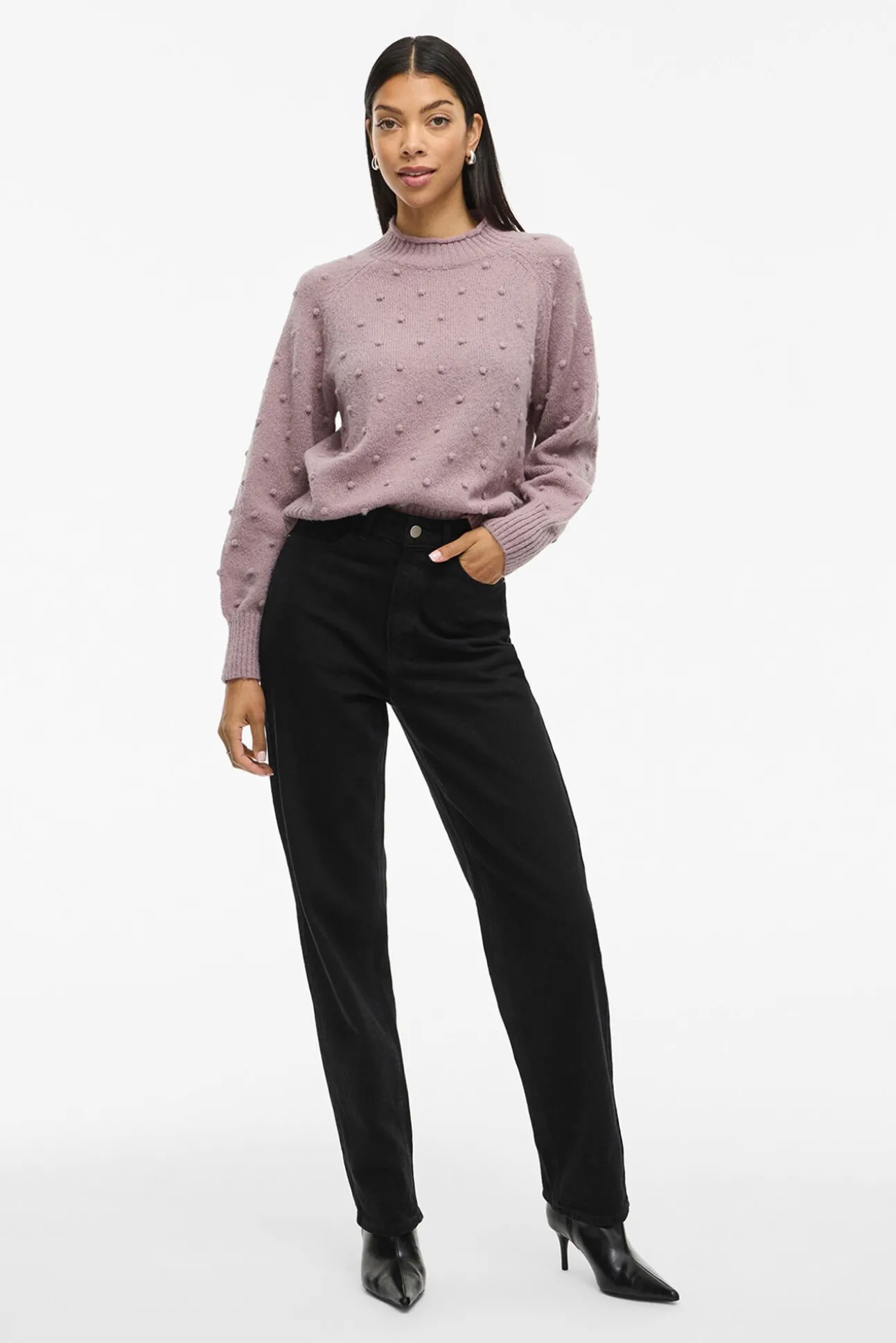 Camisola de malha com malha