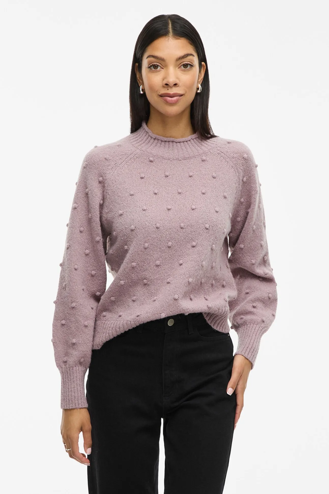 Camisola de malha com malha