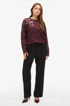 Camisola de malha com malha