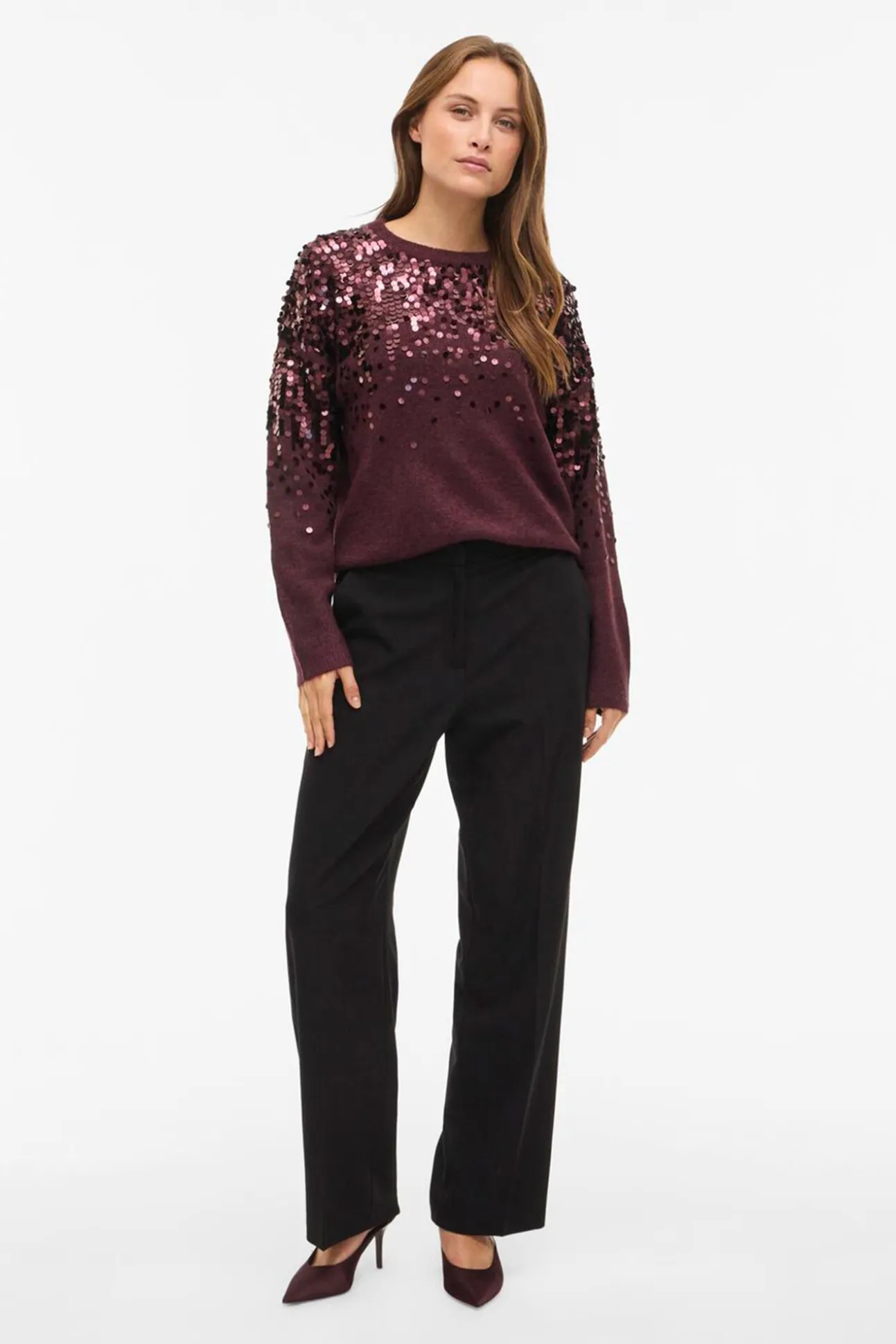 Camisola de malha com malha