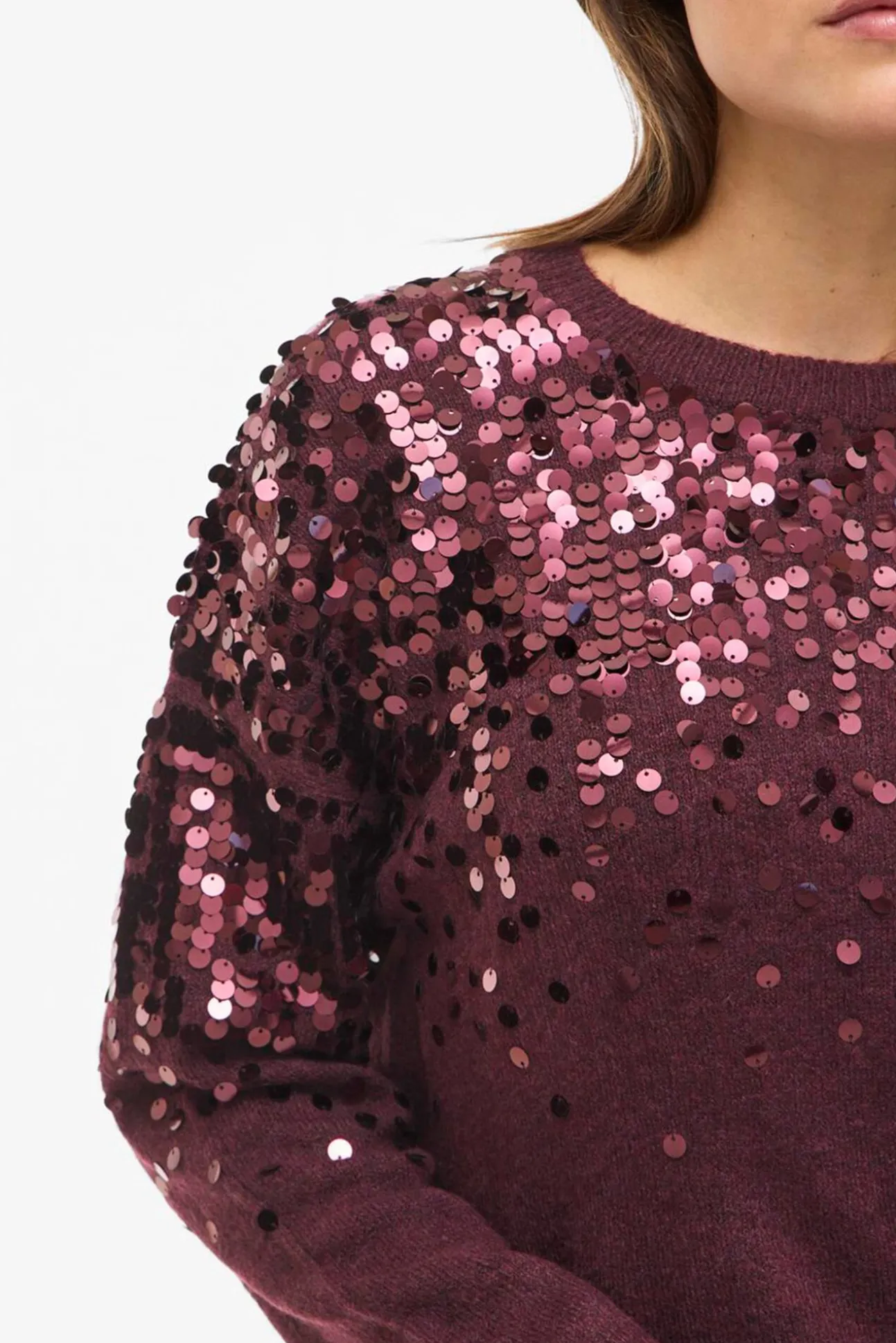 Camisola de malha com malha