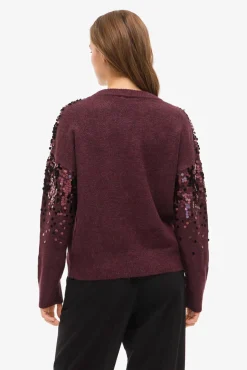 Camisola de malha com malha