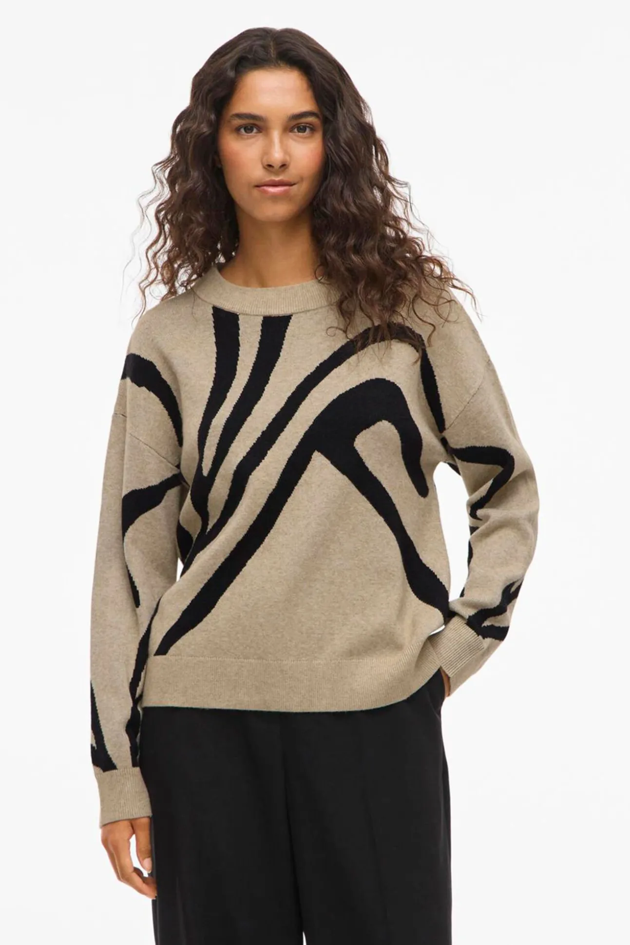 Camisola de malha com viscose