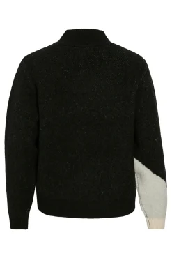 Camisola de malha cor block