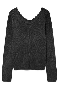 Camisola de malha de manga comprida