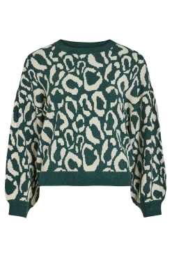 Camisola de malha de viscose estampado