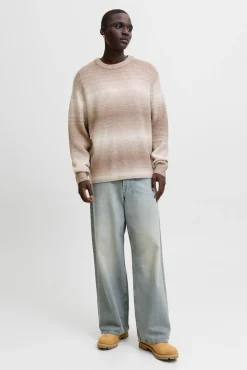 Camisola de malha degradê