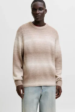 Camisola de malha degradê
