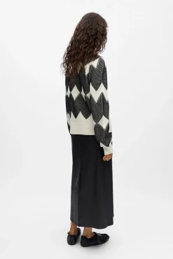 Camisola de malha estampado