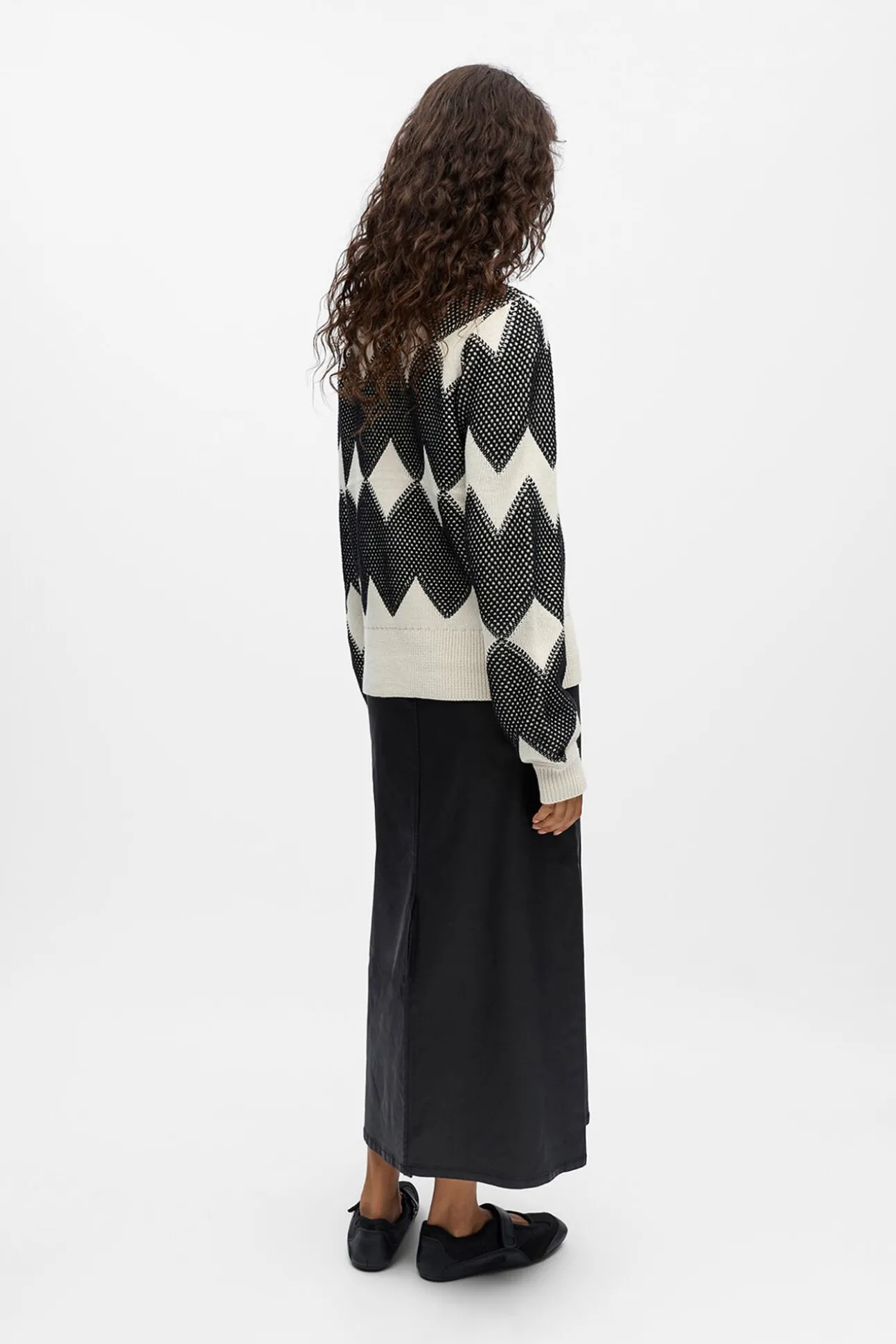 Camisola de malha estampado