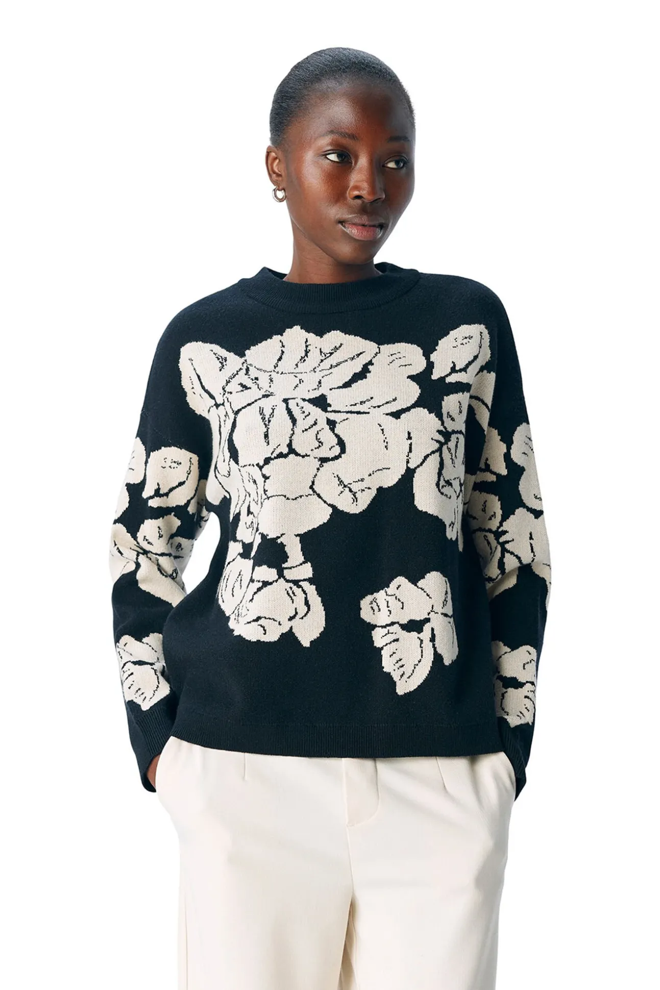 Camisola de malha estampado