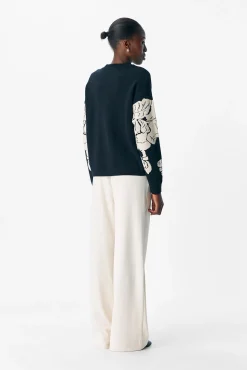 Camisola de malha estampado