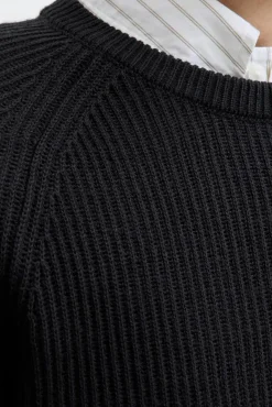 Camisola de malha estruturada