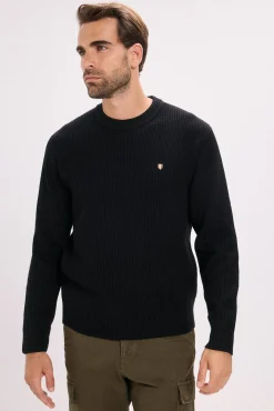 Camisola de malha estruturada