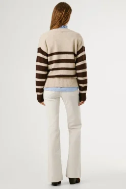 Camisola de malha listrada Cecil