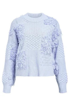 Camisola de malha patchwork