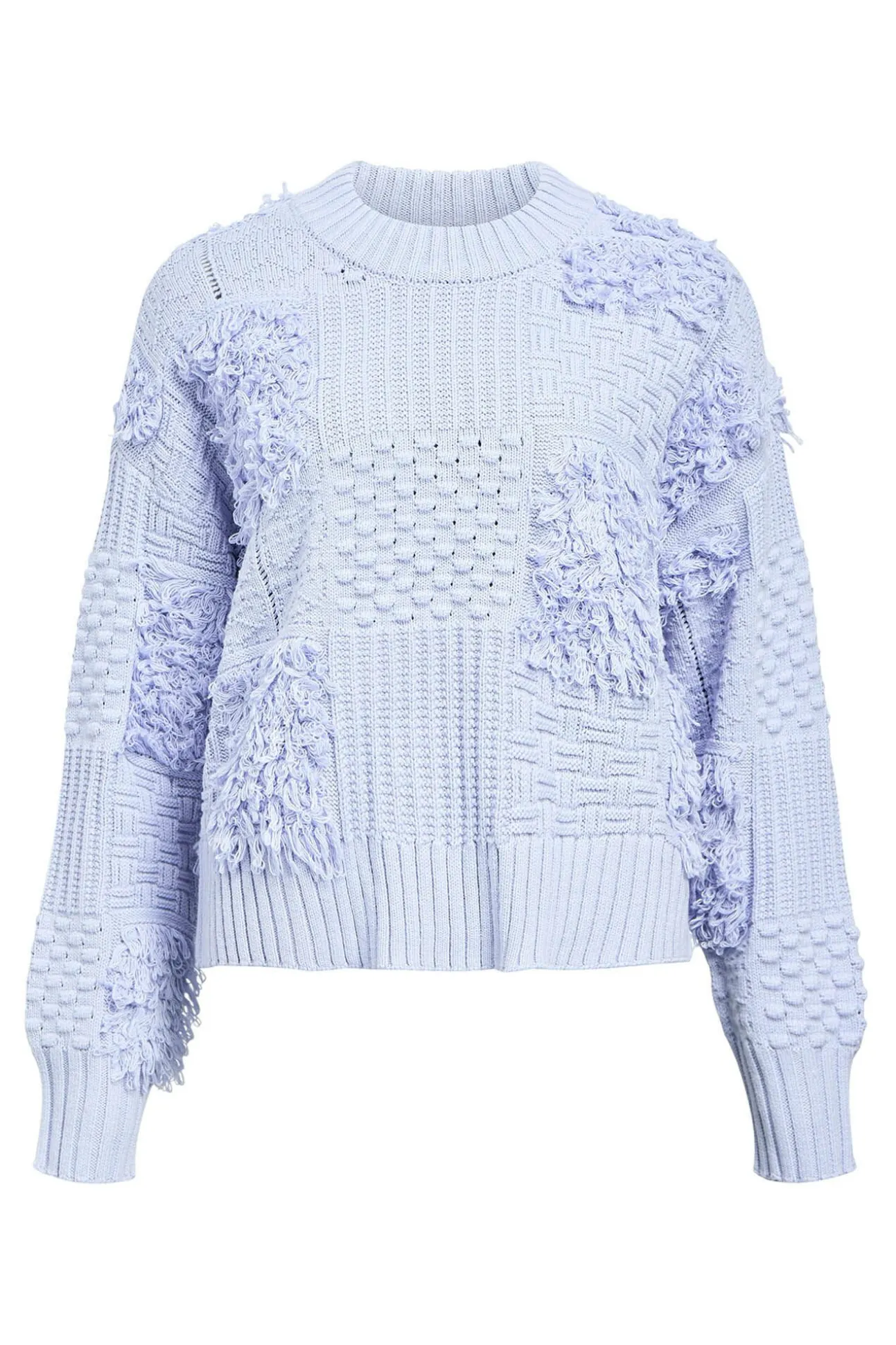 Camisola de malha patchwork
