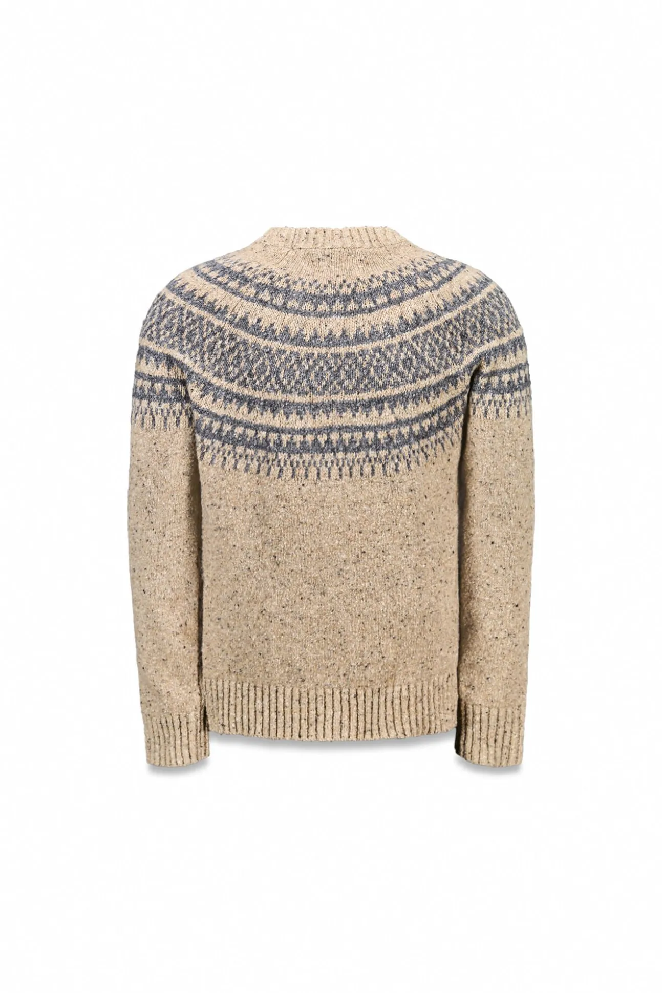 Camisola de Natal jacquard gola caixa