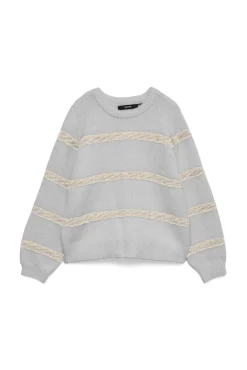 Camisola de riscas malha