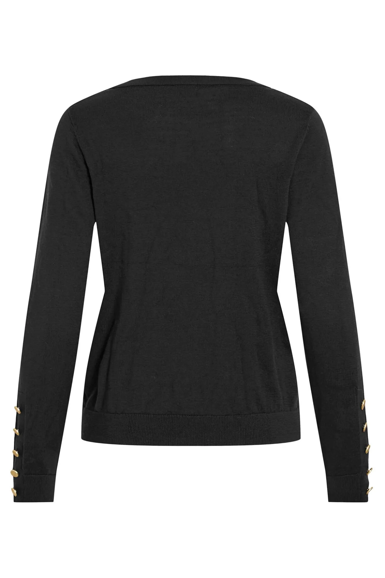 Camisola de viscose com botões nos punhos