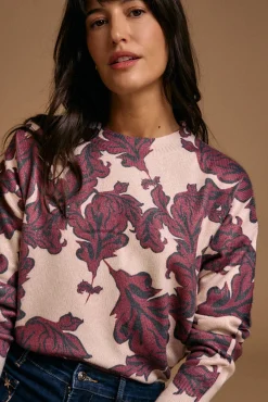Camisola estampado lurex Isaline
