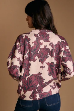 Camisola estampado lurex Isaline