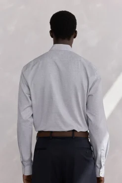 Camisola estruturada fácil de passar + modelagem regular anti-odor