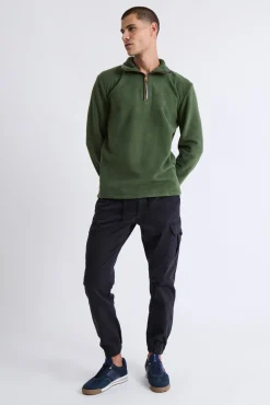 Camisola Fecho-Éclair com polar meia