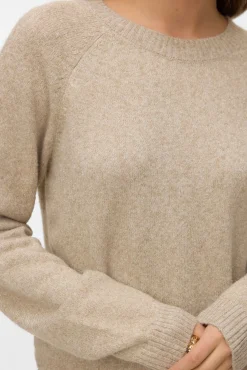 Camisola feminino de malha com lurex